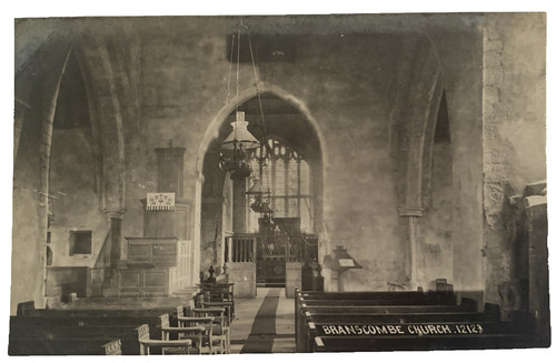 Branscombe church interior - branscombe,