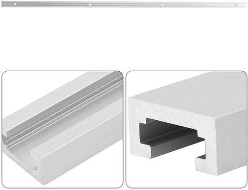 Aluminum alloy miter track - aluminum, t-track