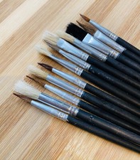 NEW 12 PC ARTISTS PAINT BRUSH