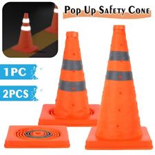 Traffic Safety Cones and Retractable Barrier Pack Road Orange Cone LARGE 18INCH