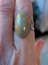Adjustable Agate Stone Ring