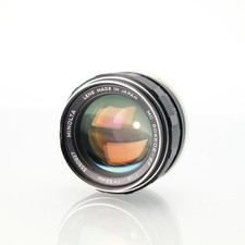 Minolta 58mm f/1.4 MC Rokkor-PF Lens Manual Focus Prime SLR Camera Fast Aperture