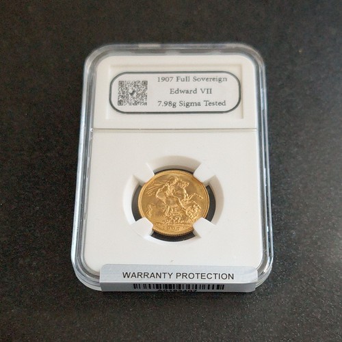 1907 edward vii 22ct - 1907,