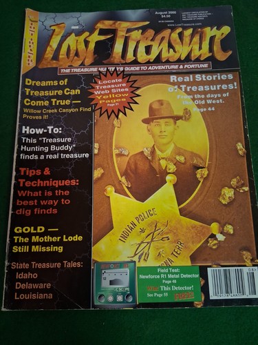 Lost treasure aug 2000 issue - lost,