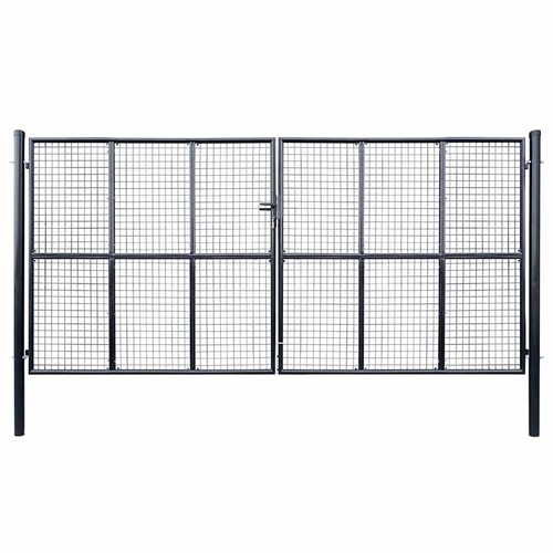 Mesh garden gate galvanised - mesh,