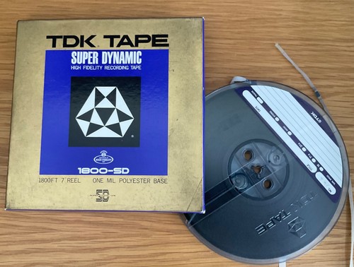 Tdk 1800 reel audio - 1800-sd, to