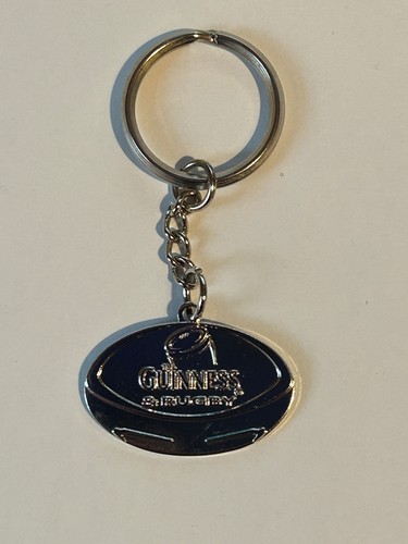 Metal keyring guinness rugby - keyring,