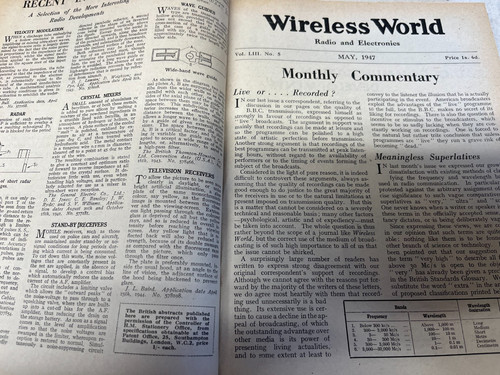 Wireless world magazine - world,