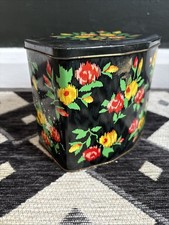 VTG Red Yellow Roses Floral