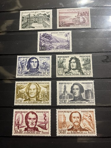 French stamps 1959 tourism - french,