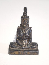 Antique Vintage Miniature Buddha Bele Figure Statue  