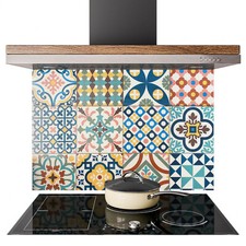 Glass splashback kitchen - splashback, tile