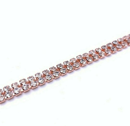 Rose gold ss12 rhinestone - rose,