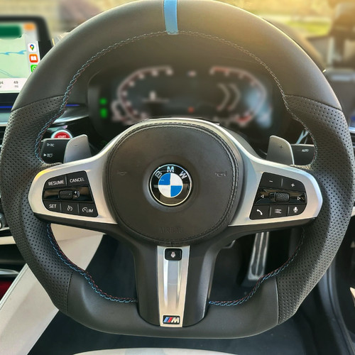 Bmw custom leather steering - bmw,