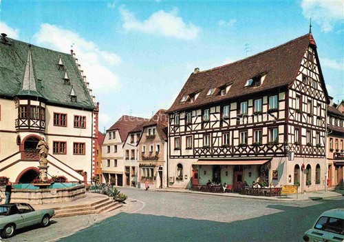 Volkach town hall - hall, gasthof