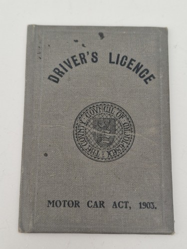 1930 driving license - 1930,