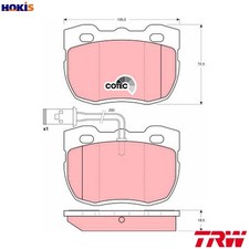 BRAKE PAD SET DISC BRAKE