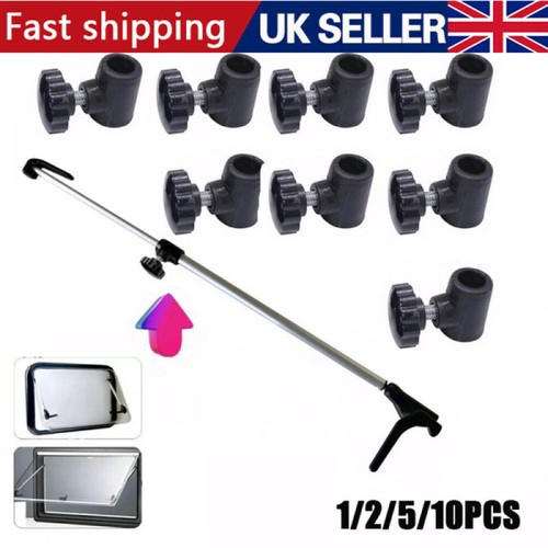 Caravan window stay - caravan, lock