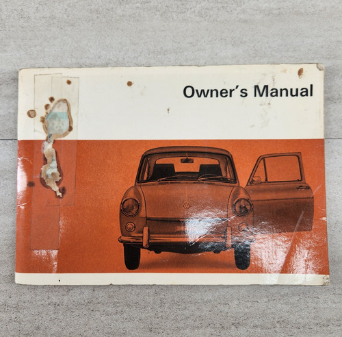 1969 type owners manual - type, 3