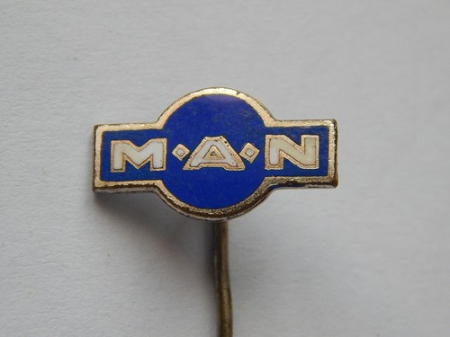 Man pin rare - man, white