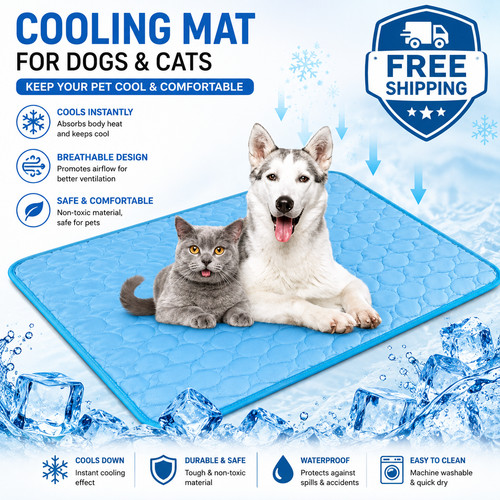 Pet cooling mat for dogs - pet, cats