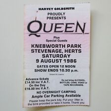Queen Knebworth Park 1986