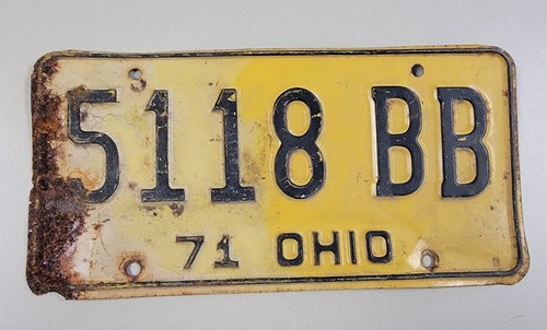 1971 ohio license - 1971, #