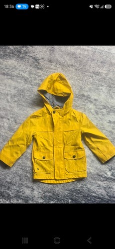 Junior yellow hooded lined - hooded,