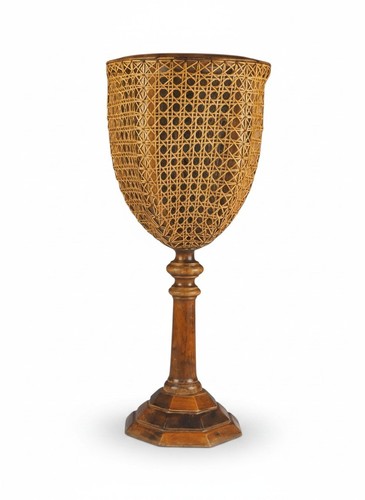 Cane plant stand antique - cane,