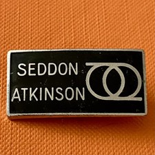 SEDDON ATKINSON Vintage Enamel Pin Badge 3cm 1970’s Truck Bus Coach Lapel Cap