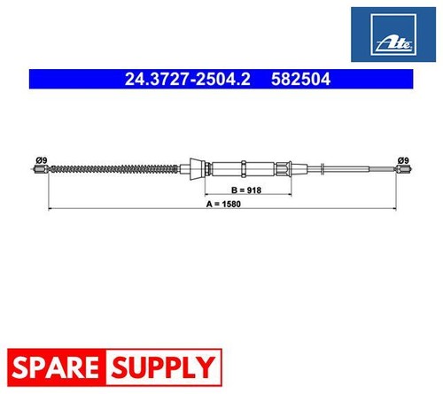 Cable parking brake - cable,,