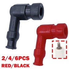 2/4/6Pc Spark Plug Cap Rubber