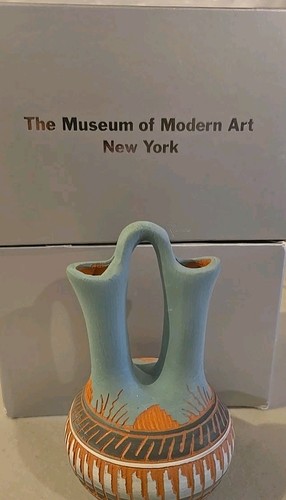 Vintage navajo wedding vase - vintage,