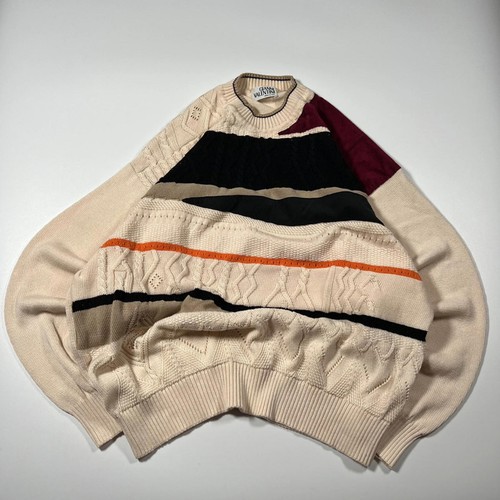 Men chunky knit jumper - knit,