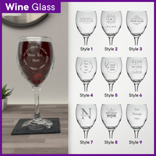 Personalised glass engraved - personalised,