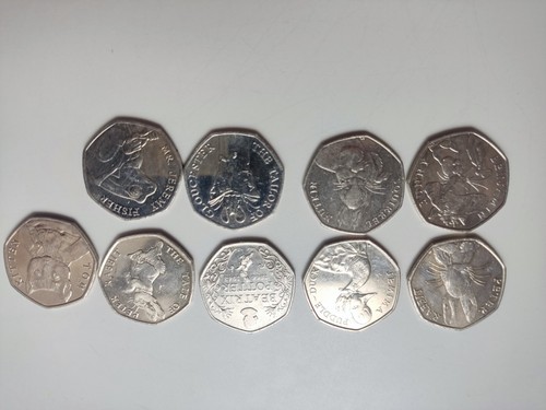 Beatrix potter 50p coins 9 - coins,