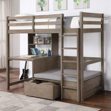 TWIN WORKSTATION LOFT BED