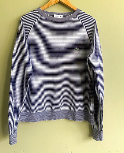 Lacoste navy white striped - lacoste,