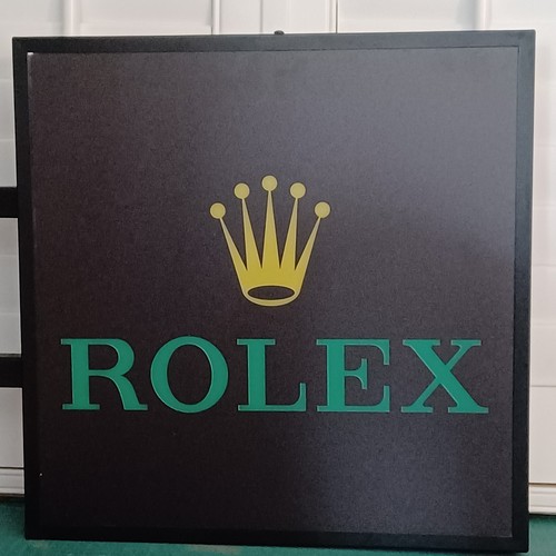Rolex wall light box - rolex,
