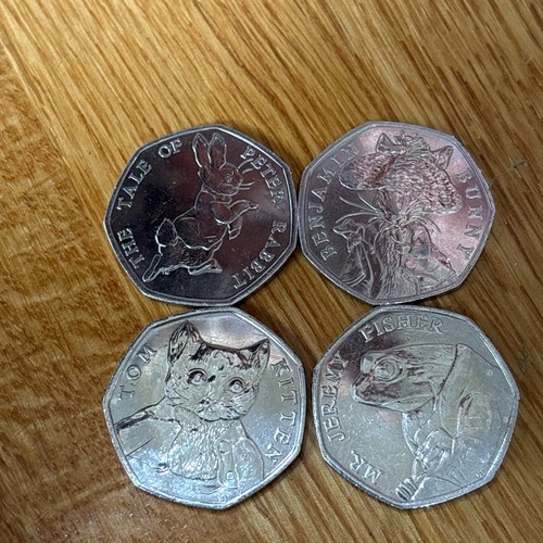 50p set beatrice potter tom - set,