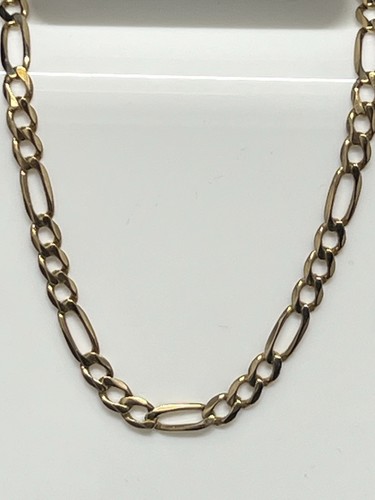 9ct gold figaro - 9ct,