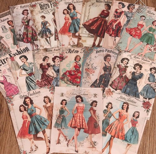 Vintage retro fashion - retro,
