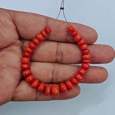 Red Coral Loose Beads Natural