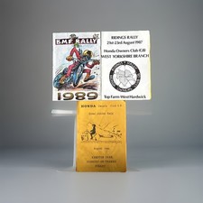 3x Vintage 1980s Motorcycle