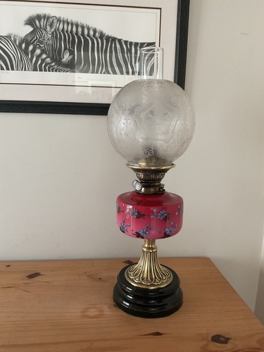 19th century oil lamp - oil, lamp.
