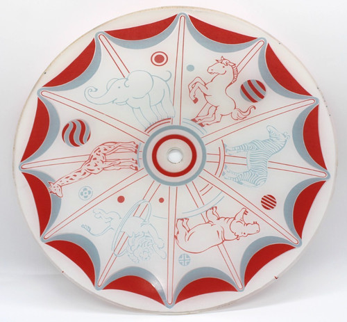 Vintage round glass kids room - glass,