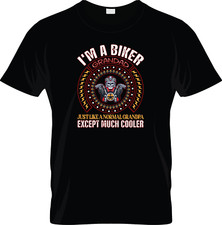 Biker Grandad T Shirt