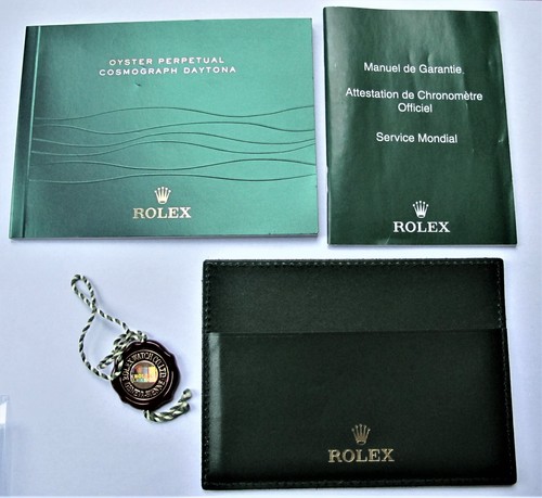 Rolex daytona genuine booklet - daytona,