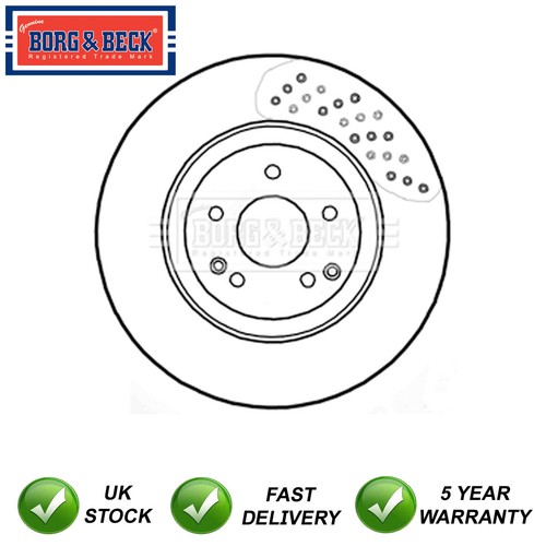 Brake disc front borg - borg, &