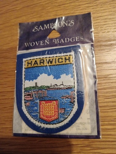 Sampson woven badge harwich - badge,